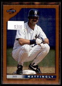 1996 Score Dugout Collection Don Mattingly #A8
