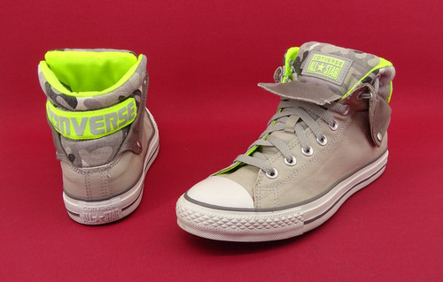 Converse CHUCK All Star UNISEX sneaker scarpe alte scarpa sportiva grigia taglia 42 5 9