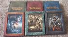 Lord of the rings book DVDs set and The Hobbit Trilogy Blu Ray used