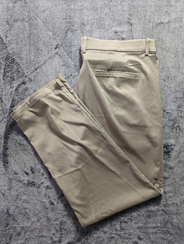 Nike Dri Fit Pantalone Casual Uomo Taglia 40x30 Beige