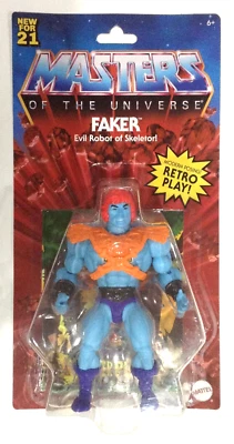 Boneco de ação Mattel Masters of The Universe Origins - FAKER! - Imagem 1 de 3