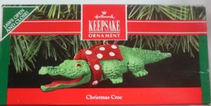 Hallmark Keepsake Ornamento Natale Croc 1990 ganasce aperte e chiuse - Foto 1 di 2