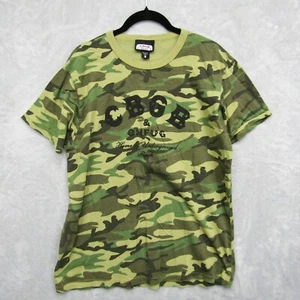 Cbgb & Omfug Shirt Large Punk Rock Music Venue T-Shirt Y2K USA Slim Camo Green - Picture 1 of 7
