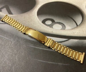 Banda de reloj vintage llena de oro de la década de 1940 Kestenmade EE. UU. eliges 13 mm a 16 mm - Imagen 1 de 6
