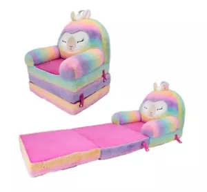 Soft Landing Elite Seats Premium Character Sofa And Transformable Folding, Pink - Picture 1 of 6