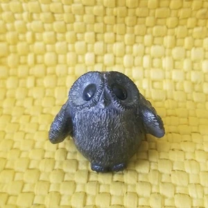 Wolf Sculpture Owl Owlet Figurine * Handmade in Canada Approx. 2" Tall - Picture 1 of 10