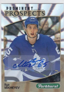 19/20 PARKHURST..ILYA MIKHEYEV..PROMINENT PROSPECTS GOLD ROOKIE AUTO.MAPLE LEAFS - Picture 1 of 2