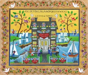 Original Todo Foolk ART PainTing SailBoAts UnicOrN CaFe AnGel Love FaitH Hope JoY Dove - Imagen 1 de 6