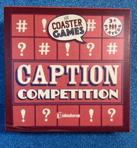Coaster Games Caption Competition beer mats 20 Coasters Party Games Dinner - Picture 1 of 4