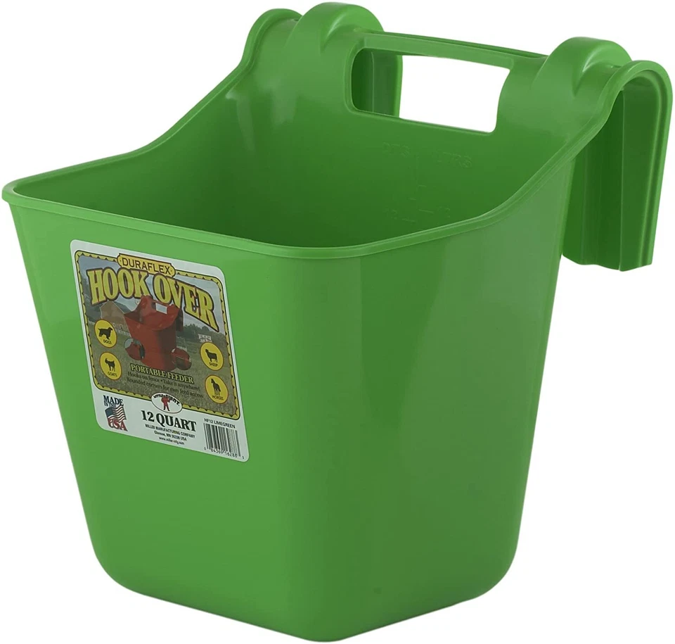 Alimentador gancho plástico Little Giant (verde lima) montaje resistente Foto 1 de 1