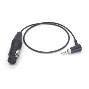 Audio Cable Elbow Locking 3.5mm to XLR 3Pin Female for for Microphone Camcorders - Picture 1 of 4