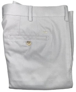 Peter Millar Wicking Men's Size 42 Golf Shorts Khaki Flat Front Preppy Chino - Picture 1 of 10
