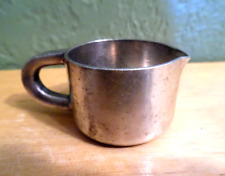 VINTAGE MINIATURE MEXICAN ALPACA SILVER HANDLED CUP WITH SPOUT MEXICO