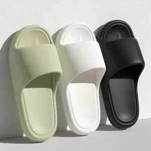 Super Soft Non-Slip Platform Slippers: Comfortable Indoor Beach Flip Flops - Picture 1 of 12