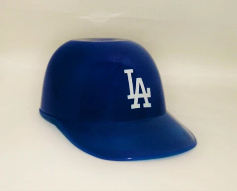Los Angeles Dodgers ICE CREAM SUNDAE HELMET New Baseball Mini Snack Party Bowl Cover