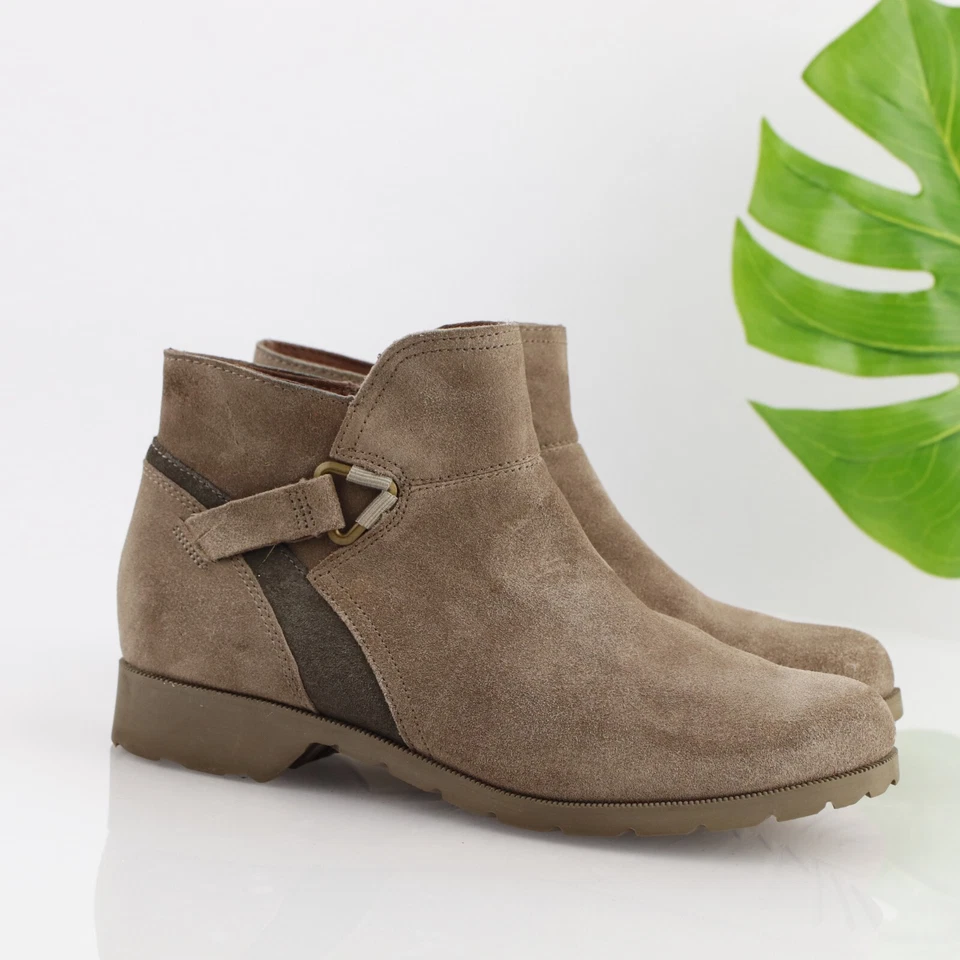 Bota Teva Segunda para Mujer Talla 9 Tostada Taupe Gamuza Impermeable Botín Cómodo Informal Foto 1 de 4