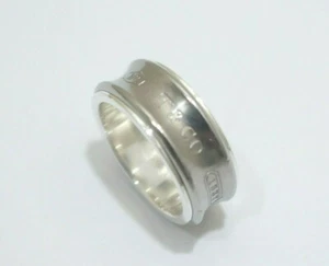 Tiffany & Co Sterlingsilber & Titan 1837 breiter Ring Größe 6,5 - Bild 1 von 5