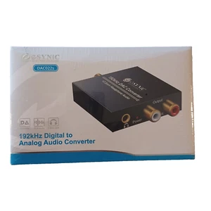 Convertidor de DAC eSYNiC 192 kHz, convertidor de audio digital a analógico - Imagen 1 de 3
