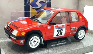 Solido 1/18 Scale Diecast S1801709 - Peugeot 205 Rallye T.D.Corse 90 #26 - Picture 1 of 5
