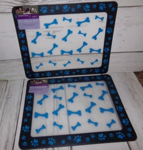 4 BRAND NEW PET DOG Bone PUPPY FLOOR MATS - Picture 1 of 1