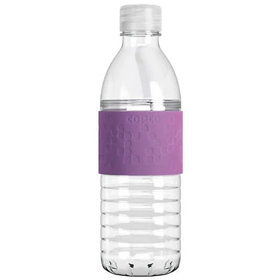 Copco Hydra Water Bottle With Non Slip Sleeve BPA Free Reusable 16.9 Oz - Purple - Image 1 of 4