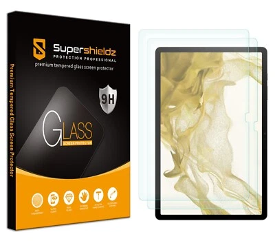 2x Tempered Glass Screen Protector for Samsung Galaxy Tab S10 Plus (12.4 inch) - Image 1 of 4