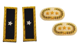 American Civil War Confederate White And Union Brigadier General Insignia Sets  - Picture 1 of 5