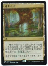 MTG T-Chinese Foil Fabled Passage Throne of Eldraine NM