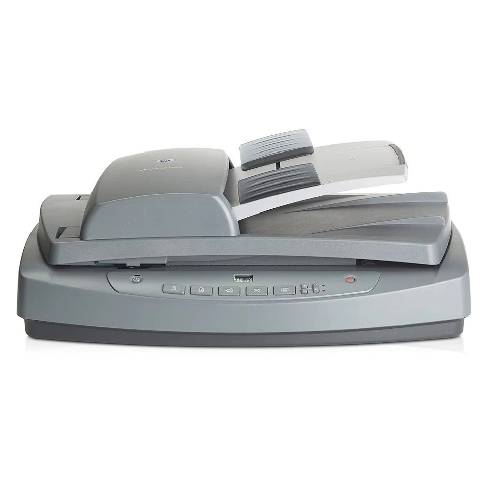 HP Scanjet 7650n Flachbett-Dokumentenscanner A4 2.400 x 2.400 dpi LAN NEU - Bild 1 von 1