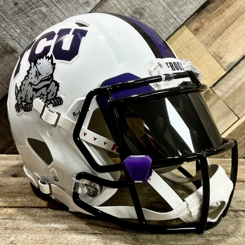 TCU HORNED FROGS NCAA Riddell Speed Full Size Authentic GAMEDAY Football Helmet Cover