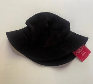 NWT American Needle Corduroy Bucket Hat in Black Sz S/M Nordstrom 🎁 - Picture 1 of 3