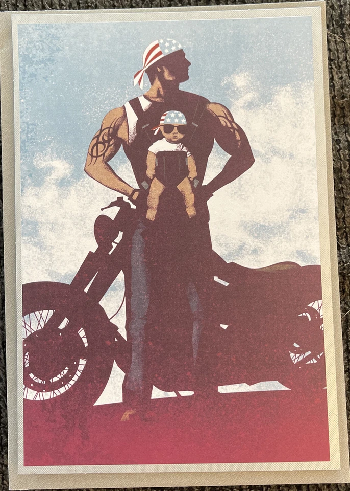 Hallmark America Dad Blank Greeting Card New  - Image 1 of 1