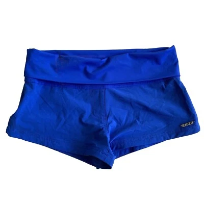 Boardshort Seafolly para mujer talla XS Kauai Roll Top azul lapislázuli Foto 1 de 4