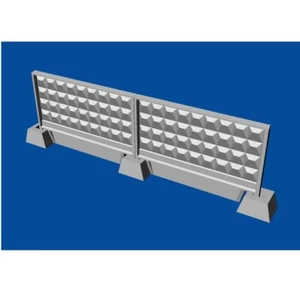 Russian concrete fence P6Vm - Resin Metallic Details MDR14406 Scale kit 1:144 - Picture 1 of 24