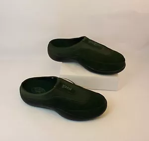 Nuevo zueco de mula sin cordones y gamuza verde Ryka para mujer talla 6 M - Imagen 1 de 7