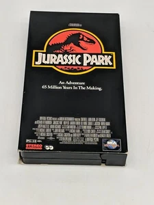 Jurassic Park Steven Spielberg VHS 1993 Movie Full Screen Edition Video Tape - Picture 1 of 4