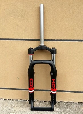 20*4"Fat Tire Suspension Fork Manual Lockout 9mmQR Spring E-Bike/Snow Bike Forks - Image 1 of 4