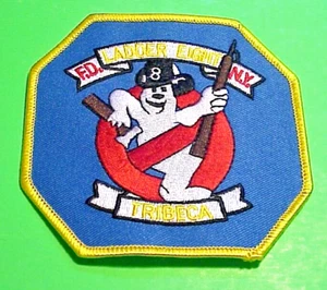 NEW YORK  FDNY  TRIBECA  LADDER EIGHT    4"  FIRE DEPT  PATCH  FREE SHIPPING!!! - Picture 1 of 1