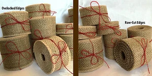 Natural Rustic Jute Burlap Hessian Ribbon Weddings Belting Strap Craft Floristry - Picture 1 of 7