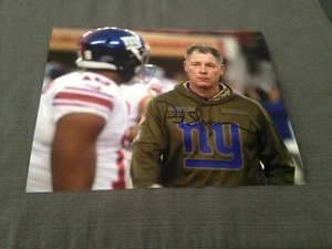 PAT SHURMUR AUTOGRAPH  8 X 10 PHOTO NEW YORK GIANTS - Picture 1 of 1