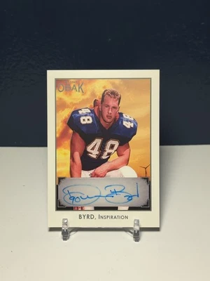 2011 Tri-Star OBAK Dennis Byrd Auto N.Y. Jets Tulsa #/100  - Image 1 of 2