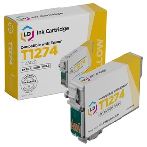 LD Replacement for Epson T127420 127 Extra High Yield Yellow Ink Cartridge - Picture 1 of 9
