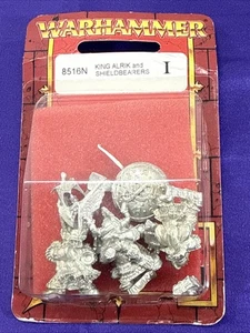 Warhammer Dwarf King Alrik And Shield Bearers Lord Thane Dwarves Metal OOP - Picture 1 of 3