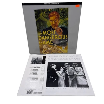 The Most Dangerous Game LaserDisc 1932 Thriller Collector's Edition Roan - Image 1 of 3