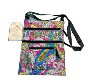 Parade Street Crossbody Tablet Bag 11-1/2" x 9-1/2" w/Purse + 2 Storage Pockets - Picture 1 of 10
