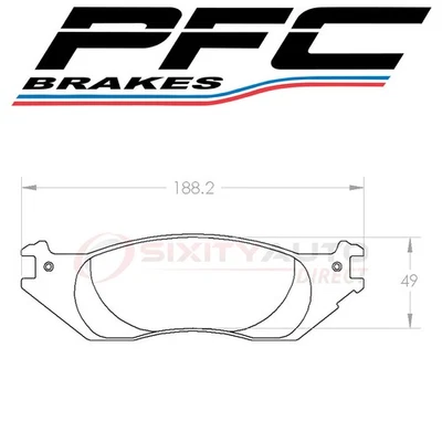 PFC Brakes Front Disc Brake Pad Set for 2006-2007 Ford E-150 - Braking tz Foto 1 de 4