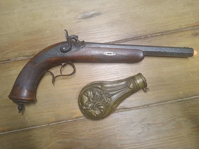 Antique dueling pistol replica 18th century Austria - Image 1 of 4