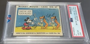 Mickey Mouse #57 They’ve Got Toot-ache 1935 tipo II PSA 4 EN MUY BUENA CONDICIÓN ¡¡EXCELENTE RARO!!! - Imagen 1 de 2