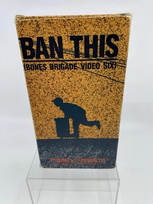 BAN THIS 1989 Bones Brigade SKATEBOARD VHS Tape vtg POWELL PERALTA SKATE Classic - Image 1 of 4
