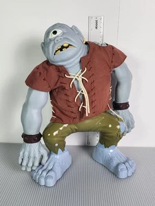 Manley Toy Quest Cyclops Troll Figure 12” Funzionante Animatronic anni 2000 Vintage - Foto 1 di 9